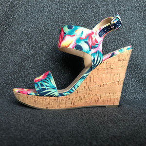 Jessica Simpson Tropical Wedges